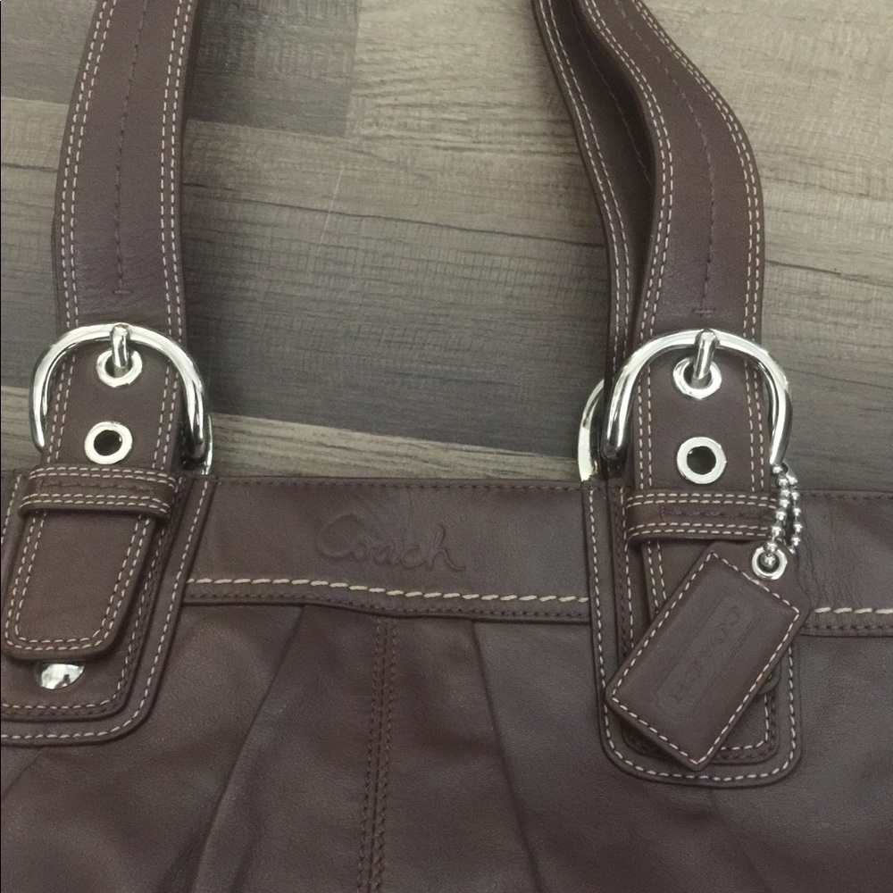Coach brown handbag - Picture 2 of 7